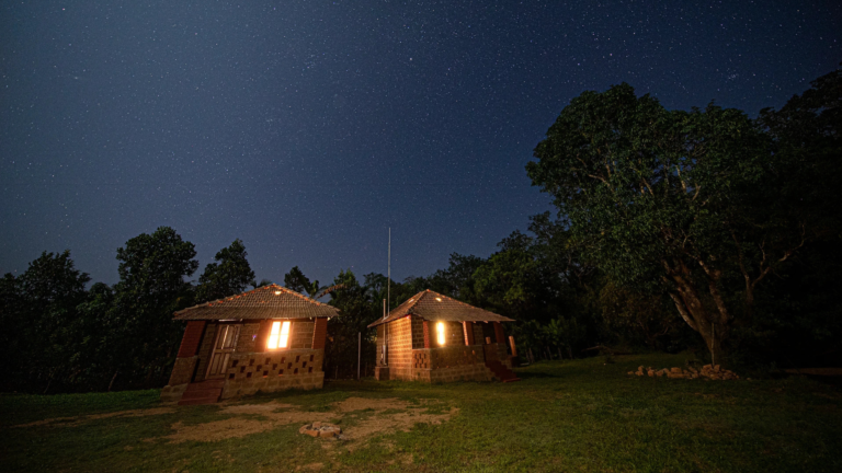 Night view of our cottages